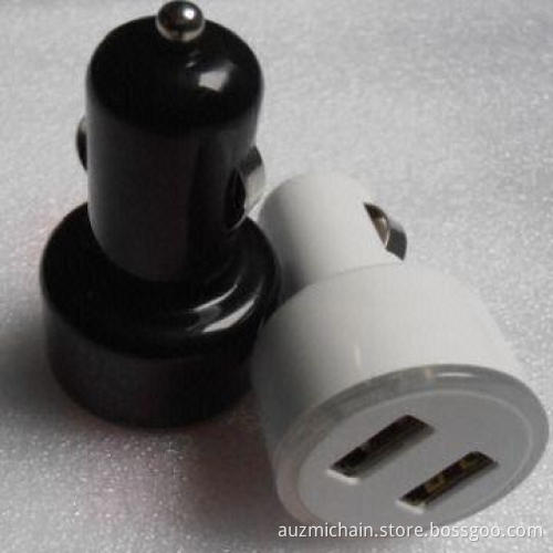 Dual USB Aperture Car Charger, Suitable for iPad, iPhone, iPhone 3G, 3GS